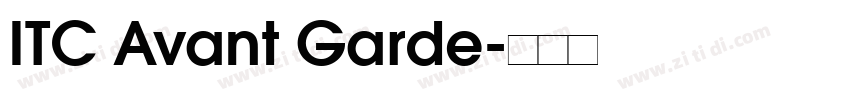 ITC Avant Garde字体转换